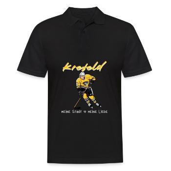 Krefeld - Ma ville mon amour Hockey sur glace - Polo Homme - noir - Devant - Kai (181cm)
