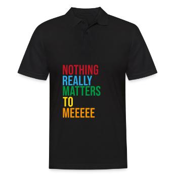 bohemian Rhapsody - Männer Poloshirt - Schwarz - Vorne - Kai (181cm)