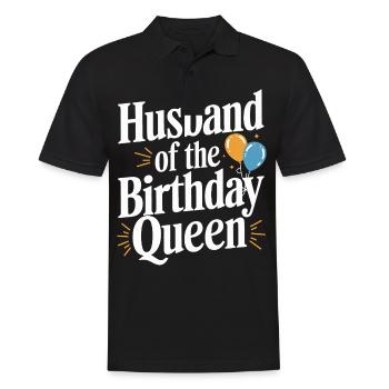 Ehemann Ehegatte Familie Hochzeit - Männer Poloshirt - Schwarz - Vorne - Kai (181cm)