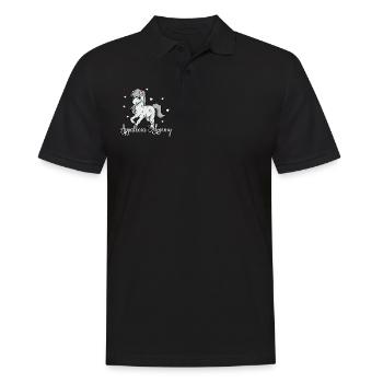 Amoureux des chevaux - Appaloosa Mommy - Polo Homme - noir - Devant - Kai (181cm)