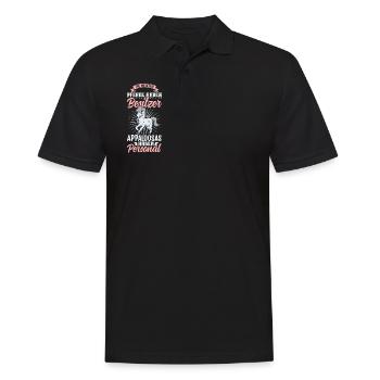 Die meisten Pferde haben Besitzer - Appaloosa - Männer Poloshirt - Schwarz - Vorne - Kai (181cm)
