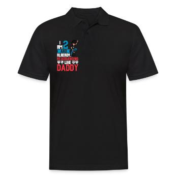 I'm 2 - Young Rocker - Men's Polo Shirt - black - Front - Kai (181cm)