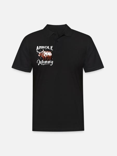 Ankole Mommy - Ankole Beef - Men's Polo Shirt - black