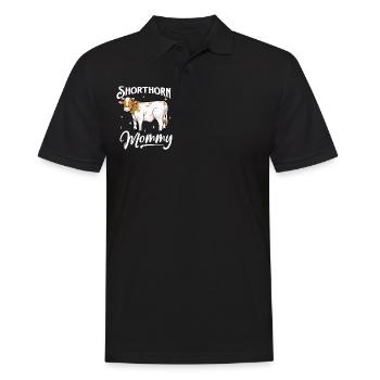 Shorthorn Mommy - Boeuf Shorthorn - Polo Homme - noir - Devant - Kai (181cm)