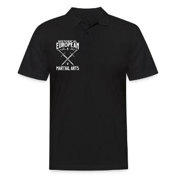 Schwertkämpfer - HEMA - Männer Poloshirt - Schwarz - Vorne - Kai (181cm)