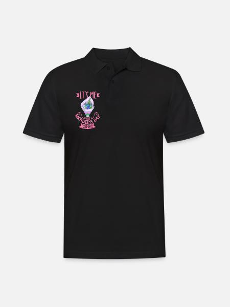 Bouquet - Mother's Day Surprise - Men's Polo Shirt - black