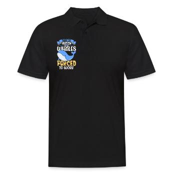 Born to Whale Watching - Whale Watching - Men's Polo Shirt - black - Front - Kai (181cm)