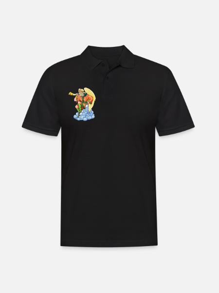 Slavic god Stribog - Men's Polo Shirt - black