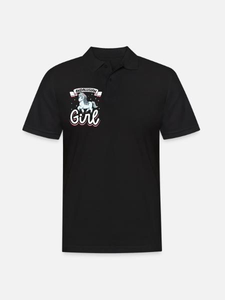 Fille andalouse - Polo Homme - noir