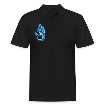 Scottish Mythology - Each Uisge - Men's Polo Shirt - black - Front - Kai (181cm)