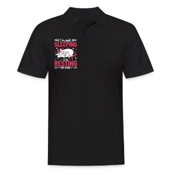 I Don't Sleep - Unicorn - Men's Polo Shirt - black - Front - Kai (181cm)