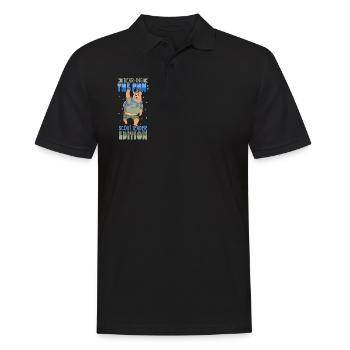 Bear - Scout Instructor - Men's Polo Shirt - black - Front - Kai (181cm)