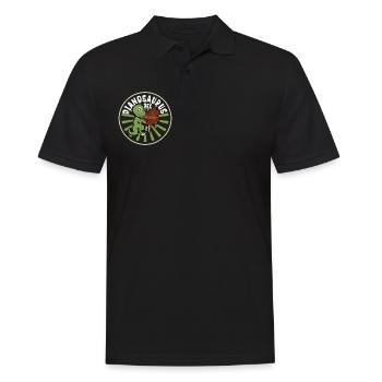 Pianosaurus Rex - TREX at the piano - Men's Polo Shirt - black - Front - Kai (181cm)