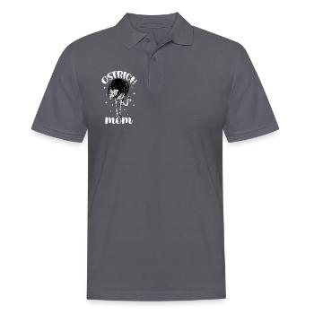 Straußenbesitzer - Straußen Mama - Männer Poloshirt - Anthrazit - Vorne - Nico (186cm)