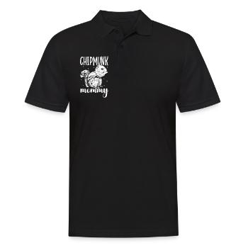 Chipmunk owner - chipmunk mom - Men's Polo Shirt - black - Front - Kai (181cm)