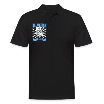 Dalmatian Dad - Dalmatiner - Männer Poloshirt - Schwarz - Vorne - Kai (181cm)