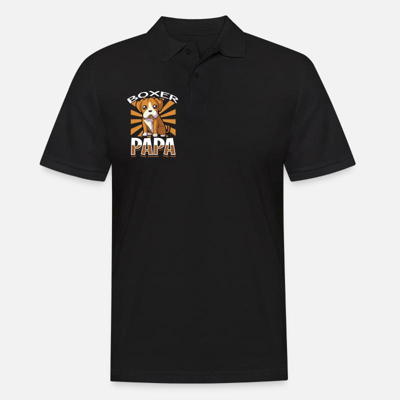 Boxer Dad - Boxer - Polo Homme - noir