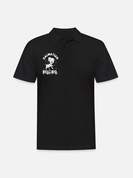 Maman dalmate - Dalmatiner - Polo Homme - noir