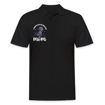 Labrador Retriever Mom - Labrador Retriever - Männer Poloshirt - Schwarz - Vorne - Kai (181cm)