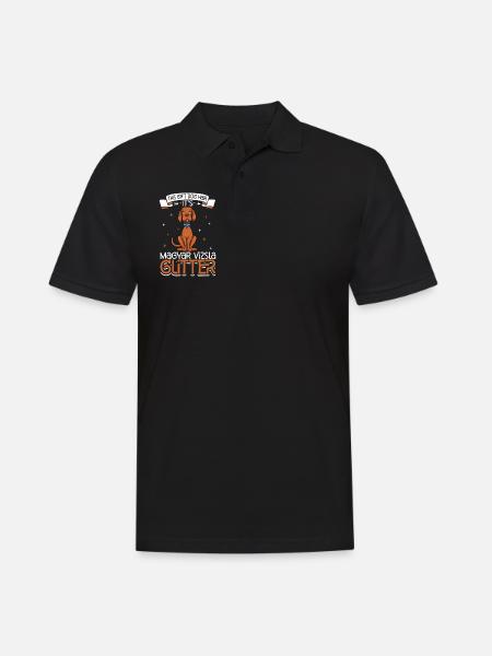 Magyar Vizsla Glitter - Men's Polo Shirt - black