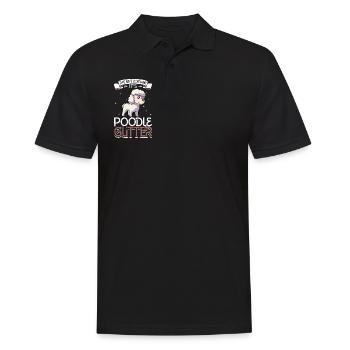 Caniche Paillettes - Polo Homme - noir - Devant - Kai (181cm)