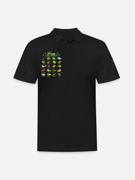 Grenouilles du monde - Grenouille - Polo Homme - noir