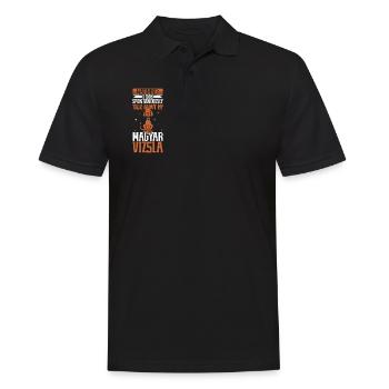 Amoureux de Magyar Vizsla - Polo Homme - noir - Devant - Kai (181cm)