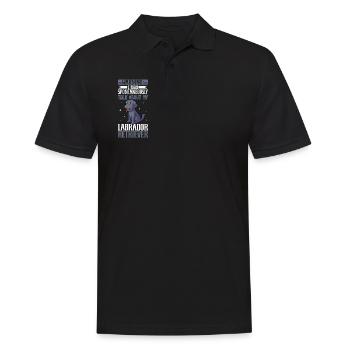 Amoureux du Labrador Retriever - Polo Homme - noir - Devant - Kai (181cm)