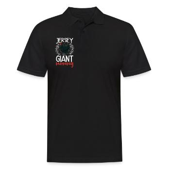 Jersey Giant Mama - Männer Poloshirt - Schwarz - Vorne - Kai (181cm)
