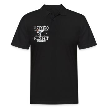 Ceinture noire en préparation - Hapkido - Polo Homme - noir - Devant - Kai (181cm)