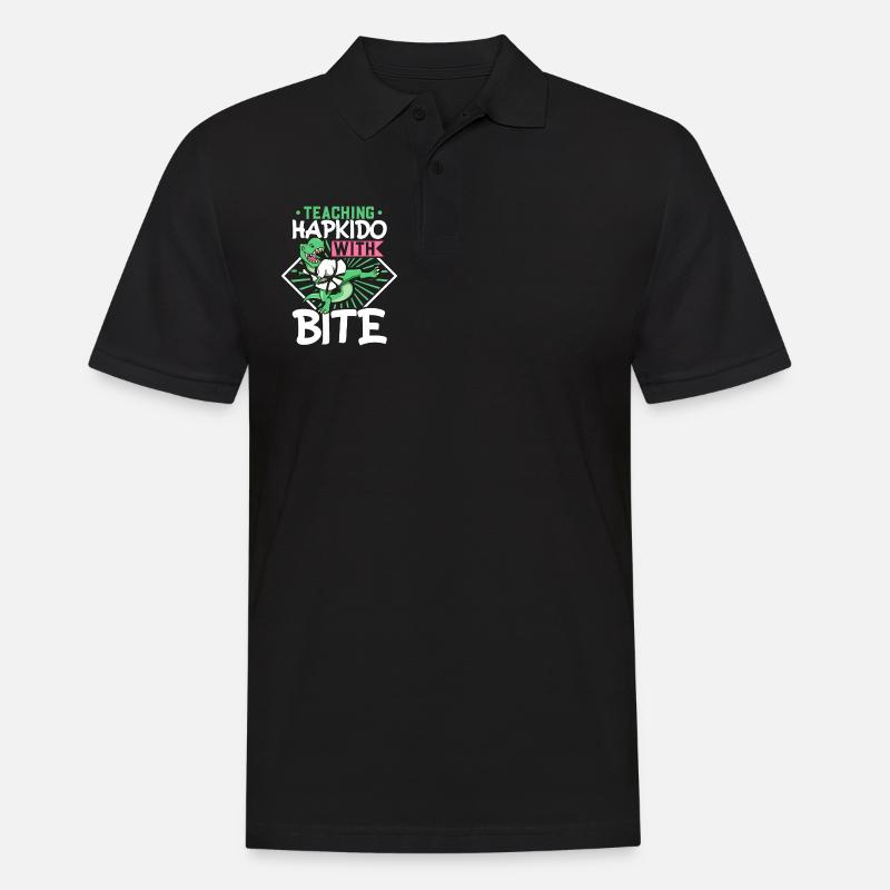 Hapkido mit Biss - Hapkido Trainer - Männer Poloshirt - Schwarz
