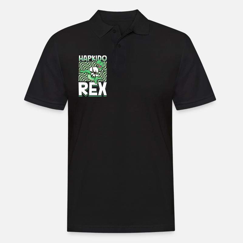 TREX - Hapkido Rex - Männer Poloshirt - Schwarz