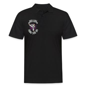My daughter does Tang so Do - Men's Polo Shirt - black - Front - Kai (181cm)