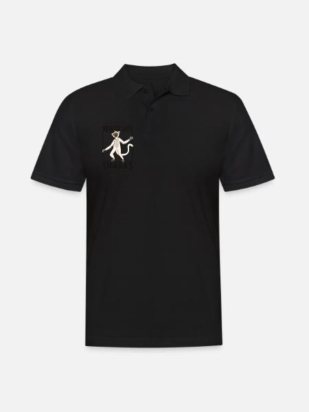 I love Sifakas - Sifaka - Men's Polo Shirt - black