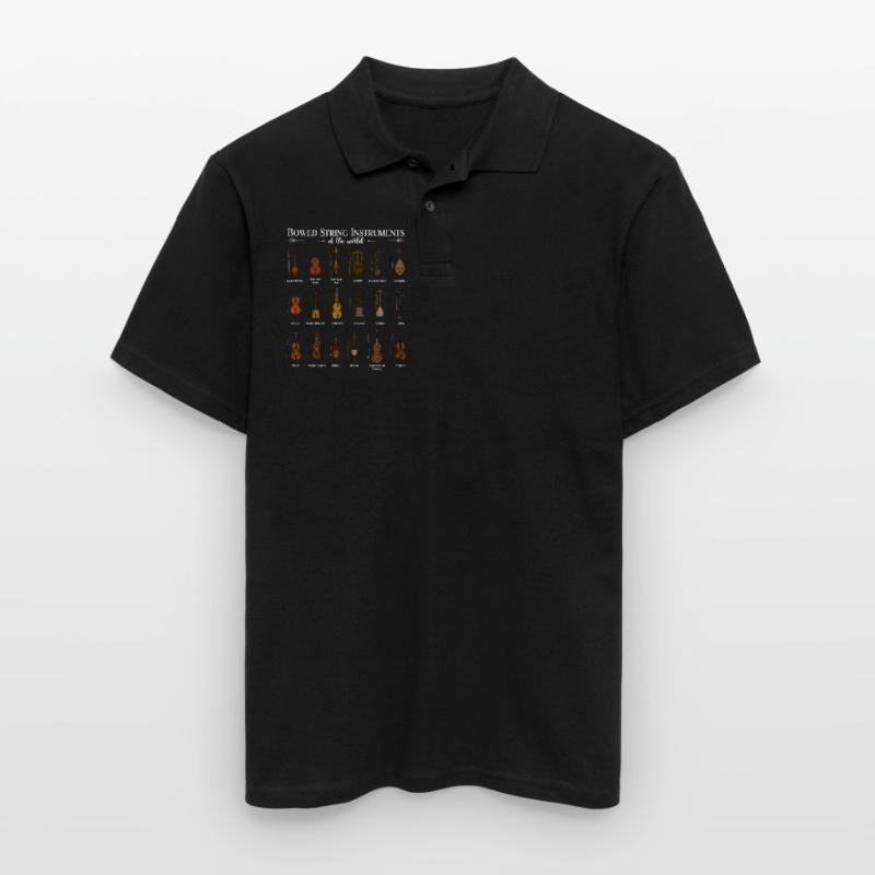 Various String Instruments Men's Polo Shirt