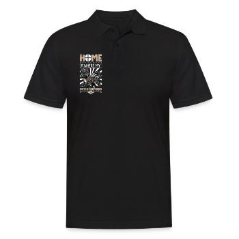 Accueil - Berger Hollandais - Polo Homme - noir - Devant - Kai (181cm)