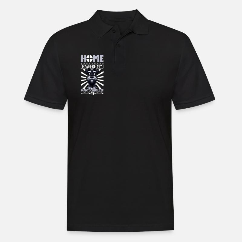 Accueil - Schnauzer géant - Polo Homme - noir
