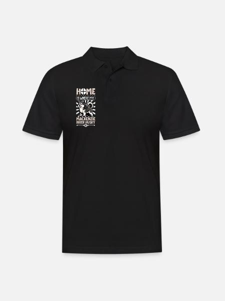Home - Mackenzie River Husky - Men's Polo Shirt - black