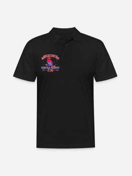 I love my parrot - Men's Polo Shirt - black