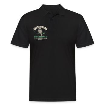 I love my Tawny Frogmouth - Men's Polo Shirt - black - Front - Kai (181cm)