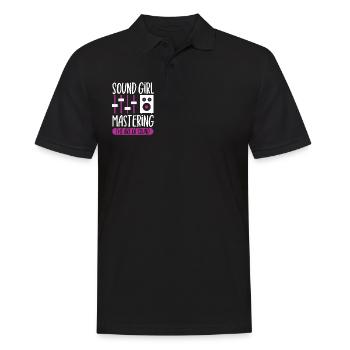 Sound Girl - Sound Engineer - Men's Polo Shirt - black - Front - Kai (181cm)
