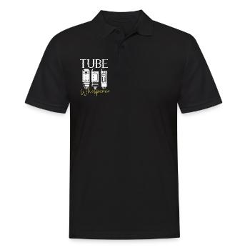 Tube Whisperer - Vacuum Tubes - Men's Polo Shirt - black - Front - Kai (181cm)