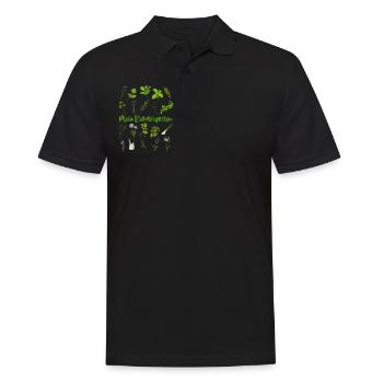 My Herb Garden - Herbs - Men's Polo Shirt - black - Front - Kai (181cm)