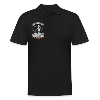 Maman Bouvier Appenzeller - Polo Homme - noir - Devant - Kai (181cm)