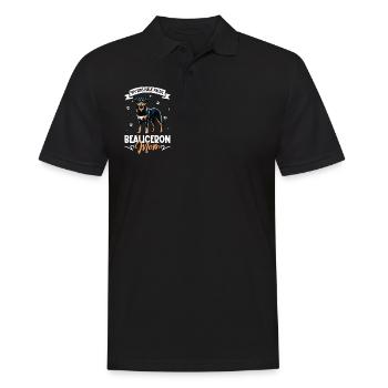 Beauceron Mama - Männer Poloshirt - Schwarz - Vorne - Kai (181cm)