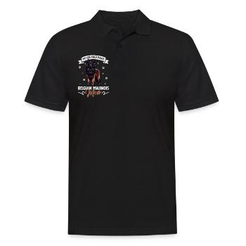 Berger Belge Mama - Polo Homme - noir - Devant - Kai (181cm)