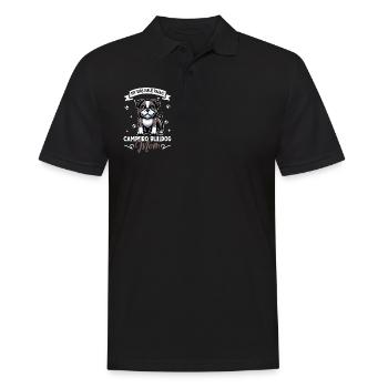 Maman bouledogue Campeiro - Polo Homme - noir - Devant - Kai (181cm)