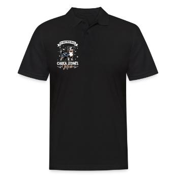 Carea Leoné's mom - Men's Polo Shirt - black - Front - Kai (181cm)