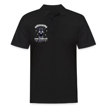 Maman Schnauzer Géant - Polo Homme - noir - Devant - Kai (181cm)