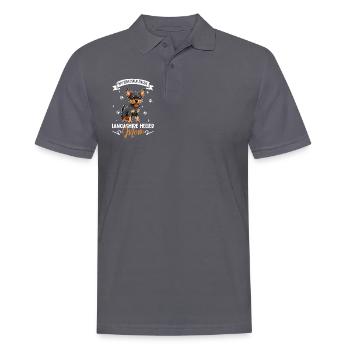 Lancashire Heeler Mama - Männer Poloshirt - Anthrazit - Vorne - Nico (186cm)